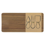 Kaasplank met mesjes - 37,5 x 17,5 cm image 2