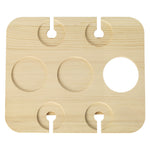 Inklapbare houten wijntafeltje (35 x 29,5cm) image 2