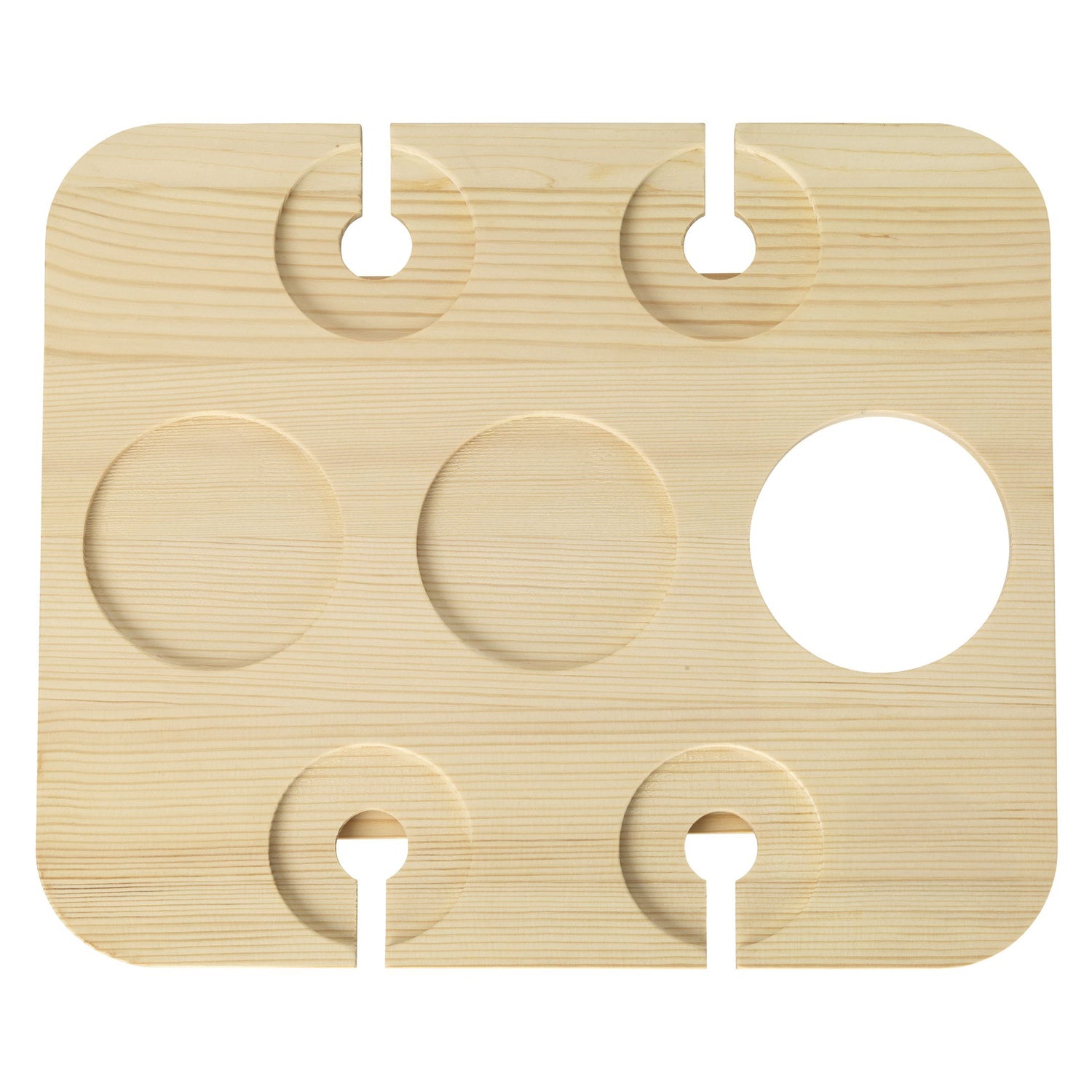 Inklapbare houten wijntafeltje (35 x 29,5cm) image 2