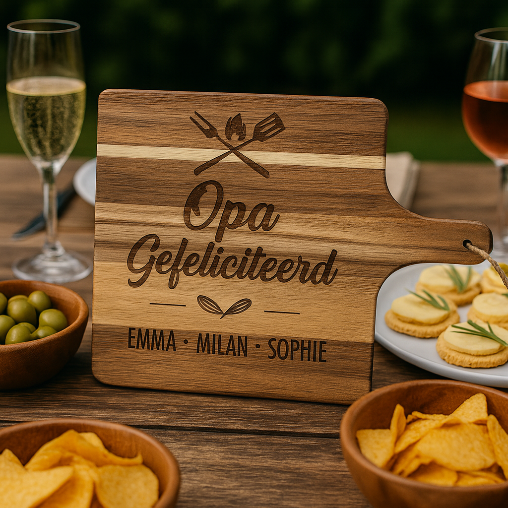 Borrelplank Acaciahout 40x25cm image 1