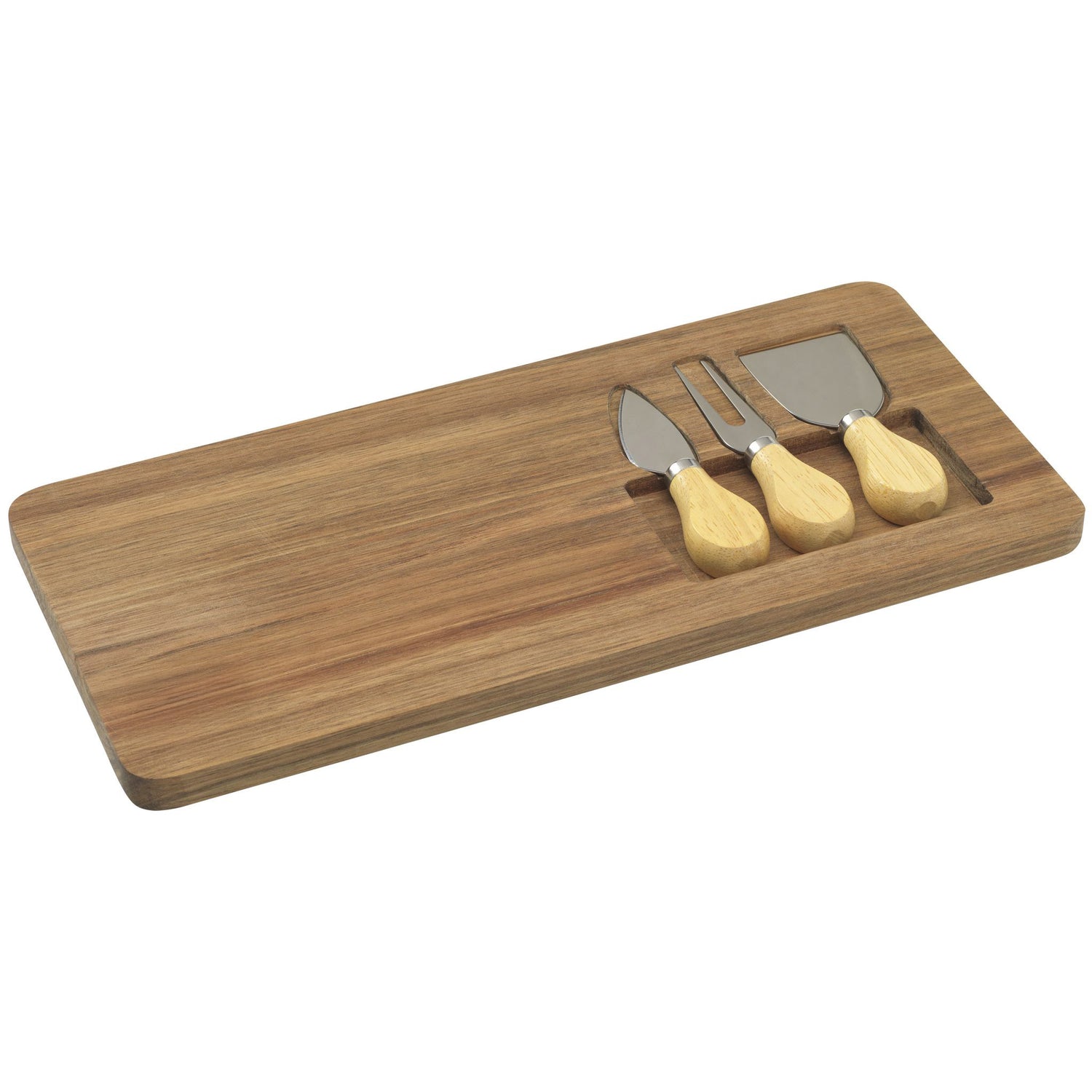 Kaasplank met mesjes - 37,5 x 17,5 cm image 0