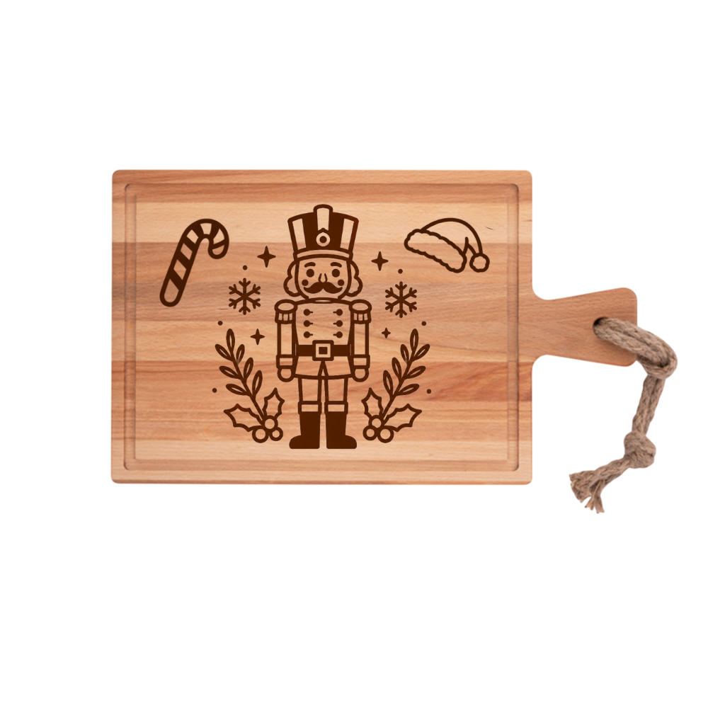 Kerst notenkraker Borrelplank Rechthoek 40x20cm