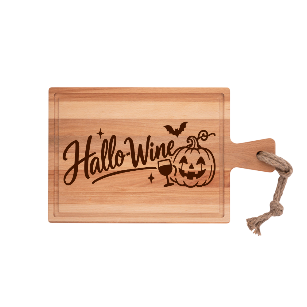 Halloween Hallo-wine Borrelplank Rechthoek 40x20cm