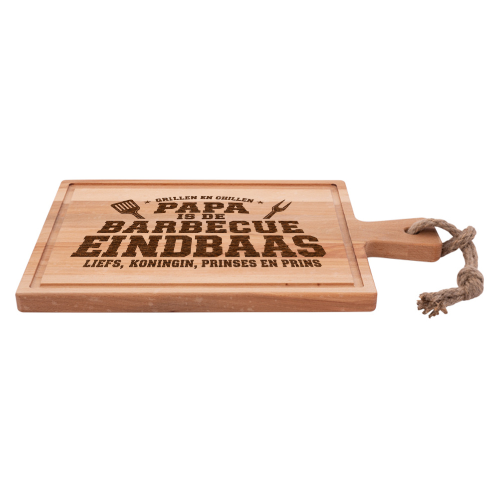 BBQ eindbaas Borrelplank Rechthoek 40x20cm